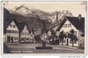 Germany Garmisch-Partenkirchen Floriansplatz 1930 Real Photo