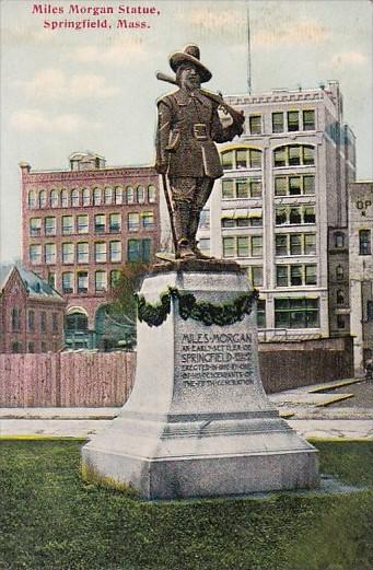 Massachusetts Springfield Miles Morgan Statue