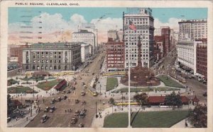 Ohio Cleveland Public Square 1930