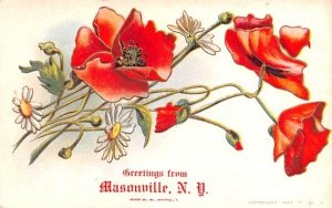 Greetings from Masonville, New York Postcard