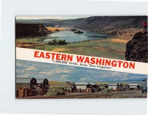 Postcard 1,200,000 Fertile Acres Thru Irrigation, Eastern Washington