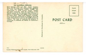 CA - California Missions Map