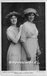 Misses Zena & Phyllis Dare Theater Actor / Actress 1911 