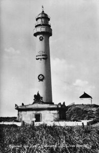 Egmond aan Zee North Holland J.C.J. van Speyk lighthouse real photo pc BB2699