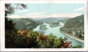 Postcard PA Delaware Gap - Up the Delaware from the Water Gap
