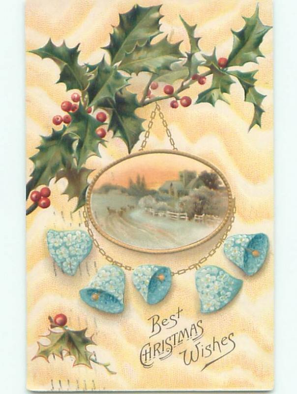 Divided-Back CHRISTMAS SCENE Great Postcard AA0073