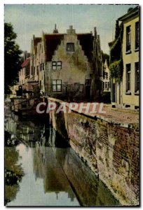 Old Postcard Brugge Pottemakersstraat Street pottery