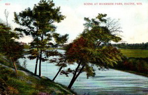 Wisconsin Racine Scene At Riverside Park