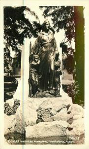 1940s Pioneer Mother's Memorial Vancouver Washington RPPC Photo Postcard 2319