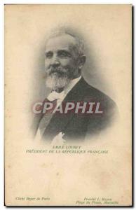 Old Postcard Emile Loubet President of the Republic