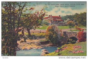 The State Game Lodge Hotel, Custer State Park, Black Hills, South Dakota, PU-...