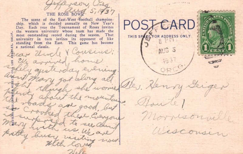 The Rose Bowl,Pasedena,CA