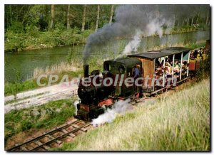 Modern Postcard Amiens Le Petit Train A Steam Froissy-Cappy-Dompierre locomot...