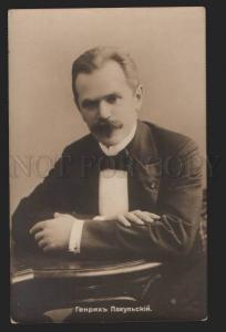 3117071 Henryk PACHULSKI Polish pianist COMPOSER old PHOTO RARE