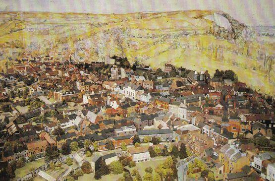 Lewes Town Model Toy Replica Limited Edition Rare Sussex Postcard