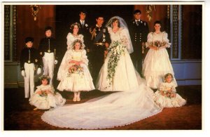 Princess Diana, Prince Charles Royal Wedding 1981, Maids, Pages