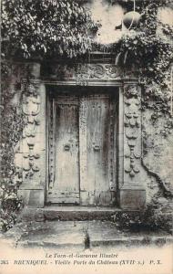 82 - Bruniquel - Vieille Porte du Château XVIIe s.