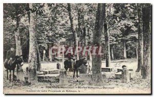 Postcard Old Robinson Artistic Wood Verrieres the Obelisk our Remembrance Wal...