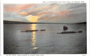 Cornell Havard Crew Race Cayuga Lake, New York  