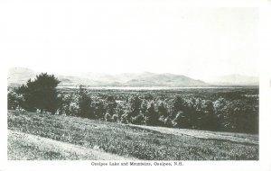 Ossipee Lake and Mountains, Ossipee, NH RPPC