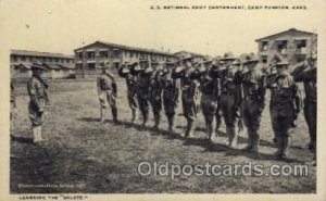 U.S. National Army Cantoment, Camp Fuston, Kansas, USA Military Unused light ...