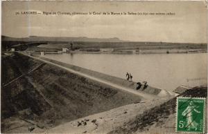 CPA LANGRES Digue de Charmes, alimentant le Canal (616703)