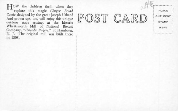 Unique Gingerbread Castle in Hamburg, New Jersey