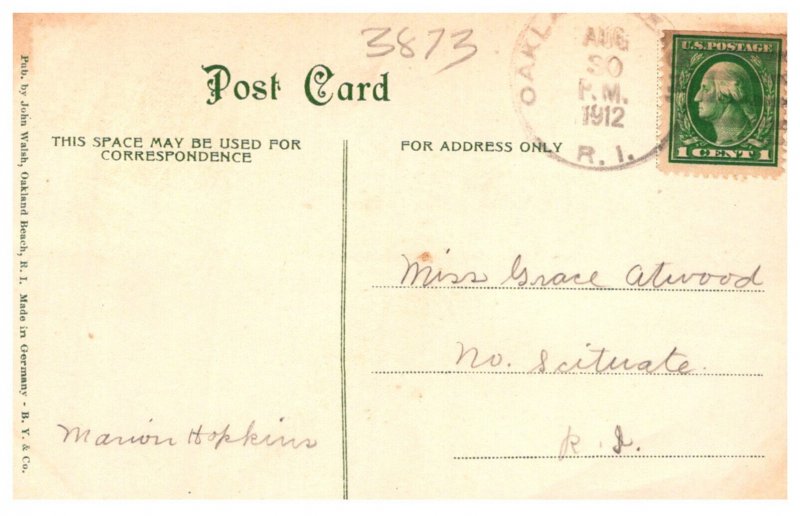 Rhode Island Oakland Beach  Sea View Drive