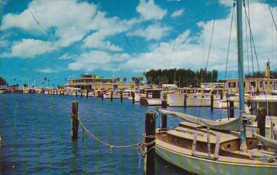 Florida Clearwater View Of The Beautiful Marina And Yacht Basin At Clearwater...