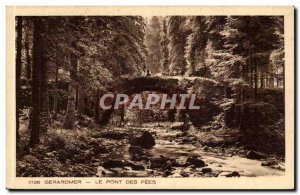 Gerardmer Old Postcard The fairy bridge