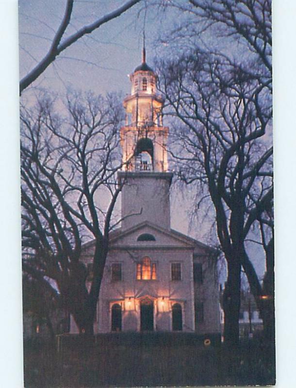 Unused Pre-1980 CHURCH SCENE Gloucester - Near Boston Massachusetts MA A7346