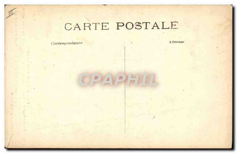 Postcard Old School Laughter in Auvergne