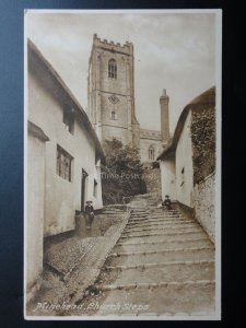 Somerset: MINEHEAD, CHURCH STEPS c1904 Pub by Frith