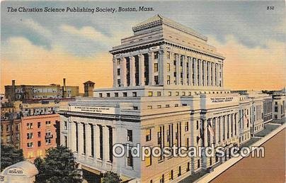 Christian Science Publishing Society Boston, Mass, USA Unused 