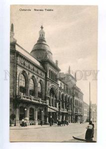 235333 BELGIUM OSTENDE New theatre Vintage postcard