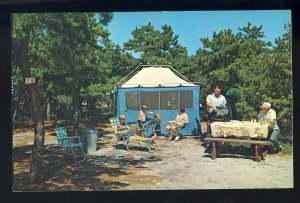 North Truro, MA/Mass/Massachusetts Postcard, North Truro Camping Area, Cape Cod