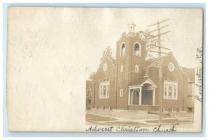 c1910's Advint Christian Church Rochester New York NY RPPC Photo Postcard