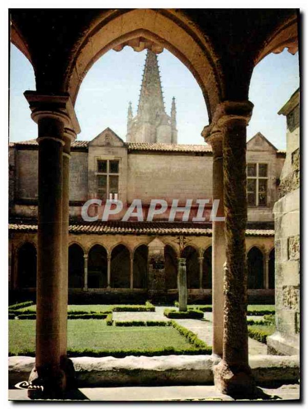 Postcard Modern Tourisique Gironde St Emilion Cite Medievale the Cloister of ...