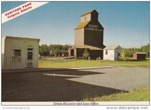 Canada Calgary Grain Elevator and Law Office Heritage Park