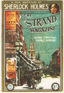 Sherlock Holmes In The Old Strand London Magazine Postcard