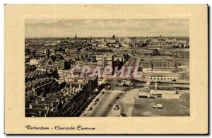 Old Postcard Netherlands Rotterdam Centrum Overzicht