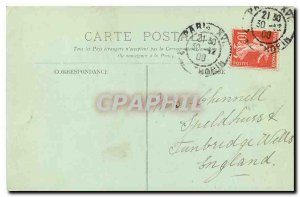 Old Postcard Paris Tuileries Garden View from the Pavillon de Flore