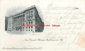 MD, Baltimore, Maryland, Court House, Chesapeake Steamship Co