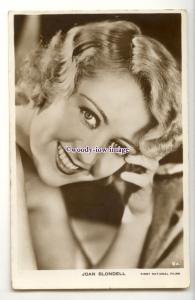 b6153 - Film Actress - Joan Blondell, First National Films, No.8A - postcard
