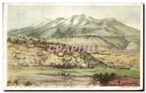 Old Postcard Mt Taylor As Seen Bzeween Macarty & # 39s and Grant & # 39s New ...