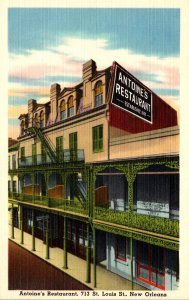Louisiana New Orleans Antoine's Restaurant St Louis Street