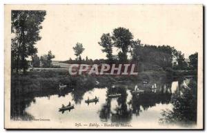 Esbly Old Postcard River Marne