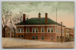 Chelsea Mass Central Fire Station Unp Postcard K30