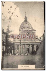 Postcard Old Sorbonne Paris