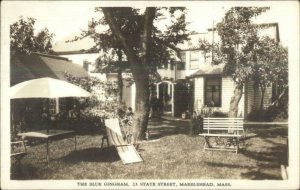 Marblehead MA The Blue Ginham 23 State St. Real Photo Postcard